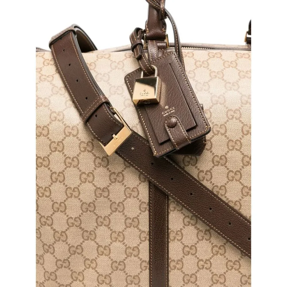 Gucci Neutrals Luggage & Holdalls Men